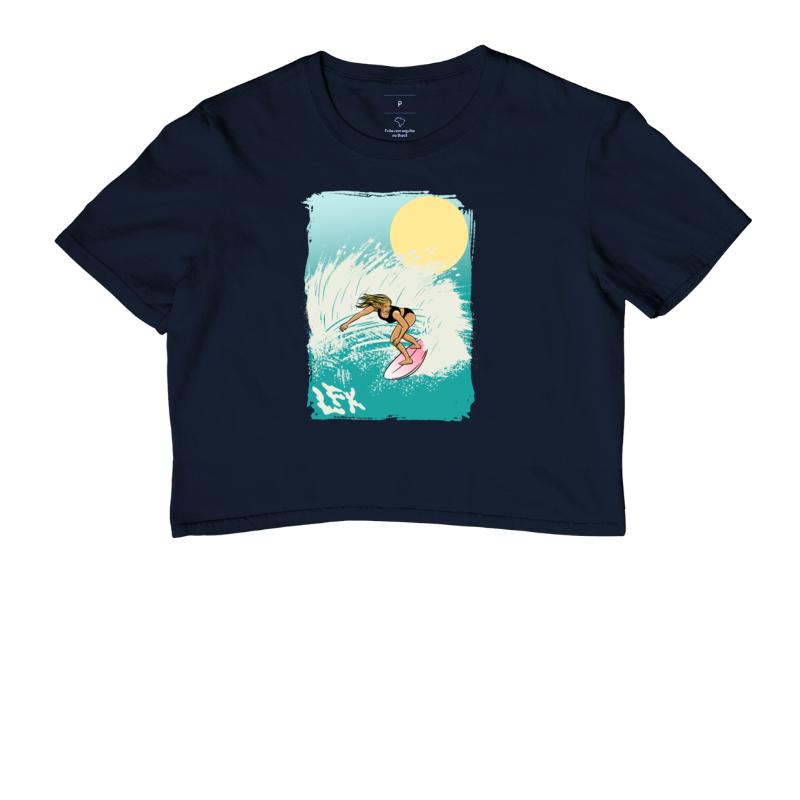 Cropped Mulher Surfista Manobra Rasgada V01