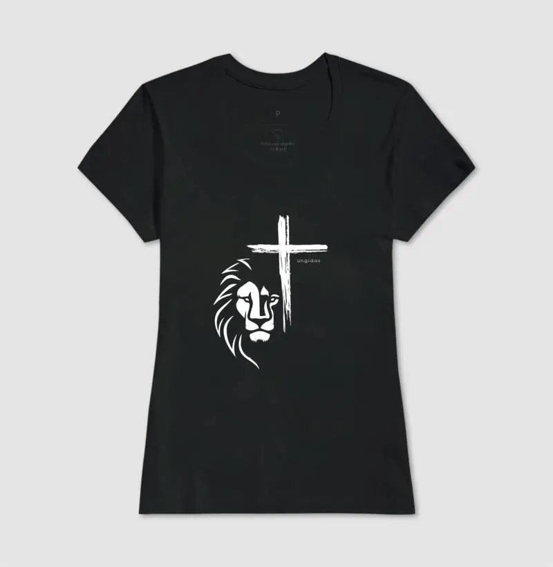 Leão e Cruz - Em preto e branco