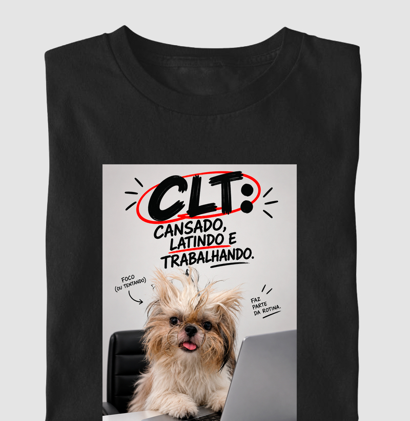 🐶💻 CLT — Cansado, Latindo e Trabalhando! 😂🐾 | Shih Tzu Edition