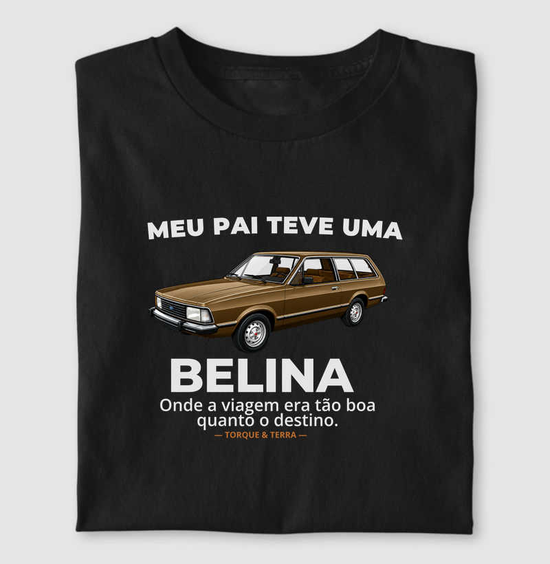 Meu pai teve uma - BELINA - marrom dourado