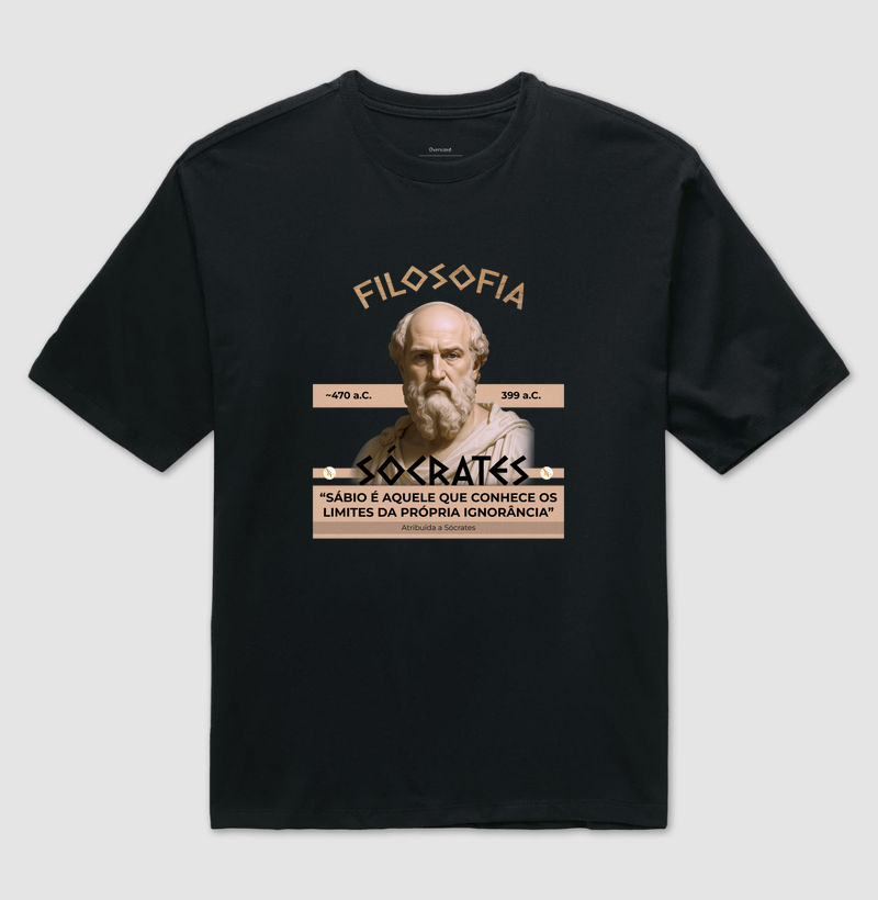 Camiseta Filosofia - Sócrates