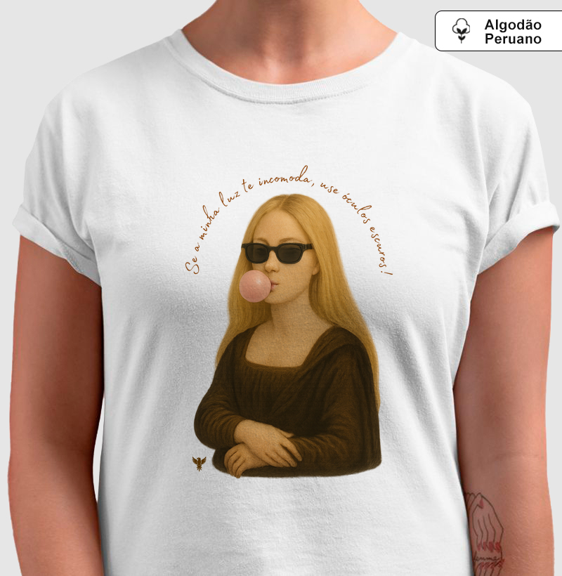 Se a minha luz te incomoda, use óculos escuros! (Loira lisa)