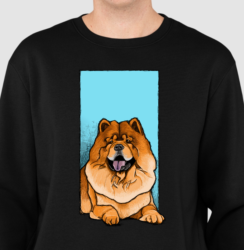 Suéter Moletom Cachorro Chow Chow