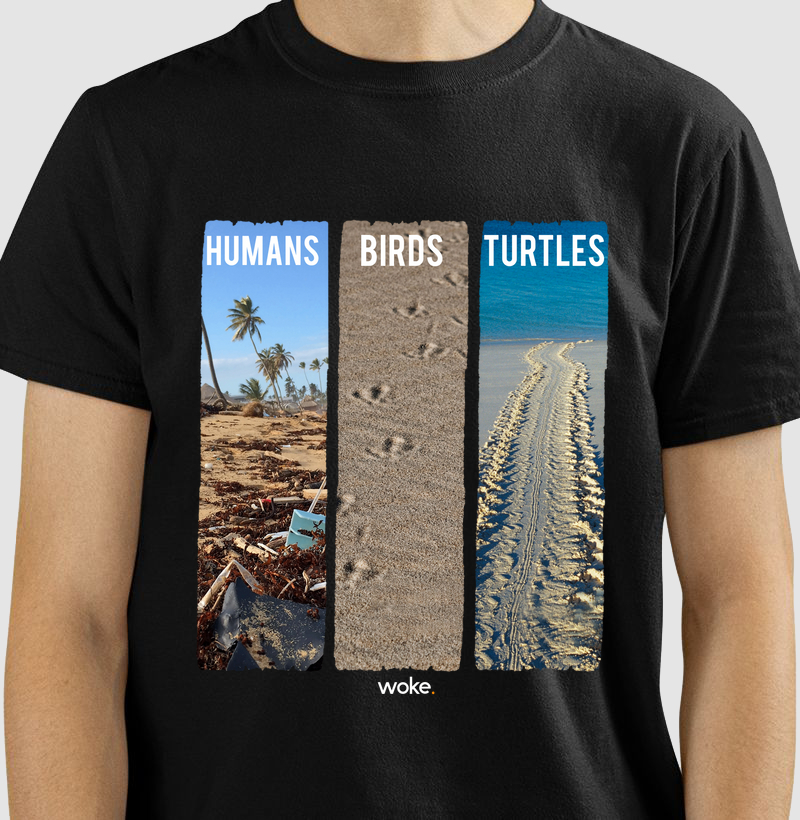 Camiseta Woke Rastros 