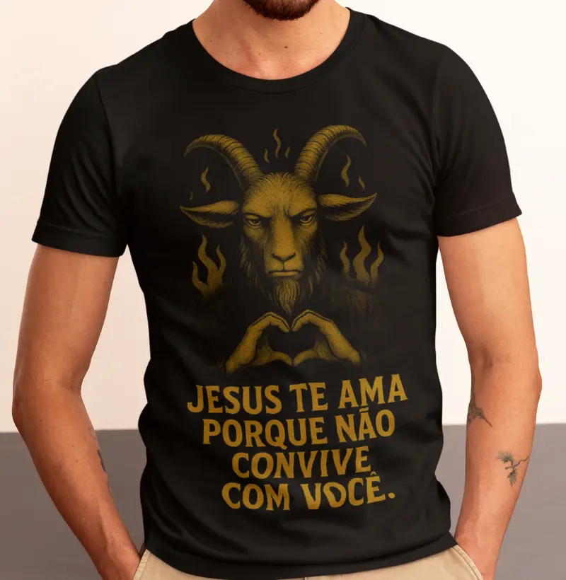 Porque não convive.
