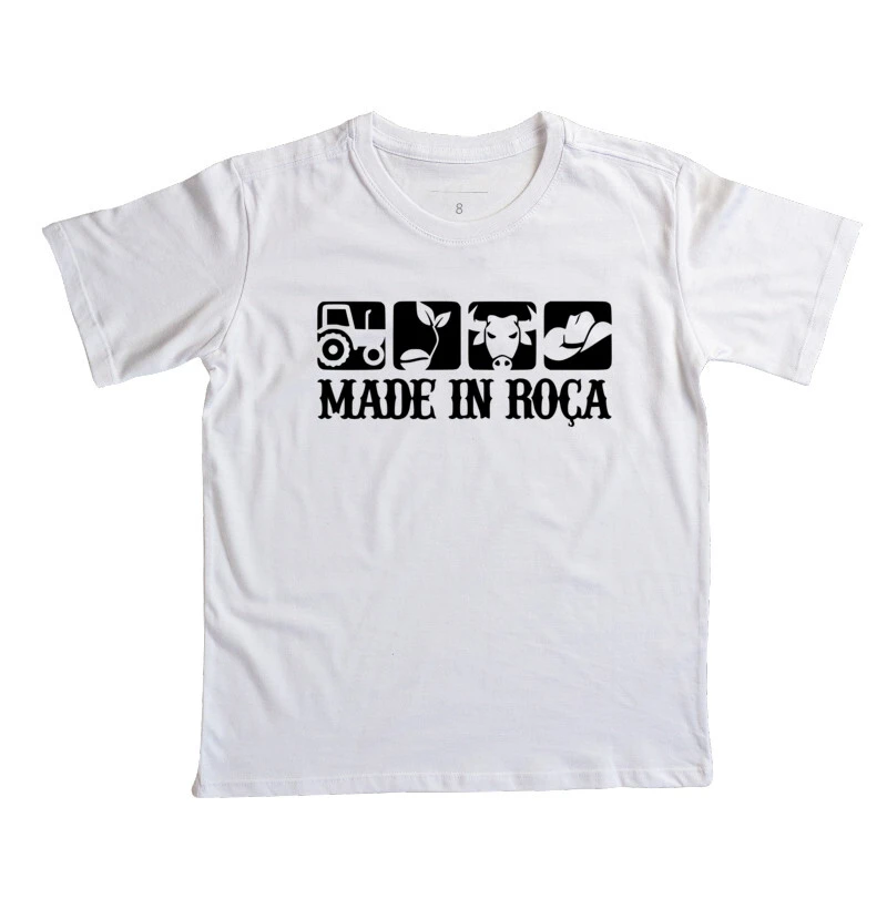Camiseta Infantil Made In Roça