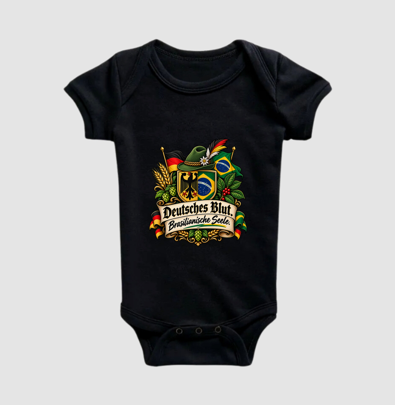 Sangue Alemão Alma Brasileira - Body Infantil