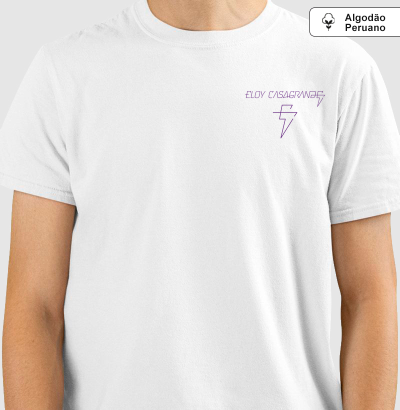 Camiseta Algodão Peruano Oficial Eloy Casagrande #04 - Branca Manga Curta - Camiseta Algodão Peruano