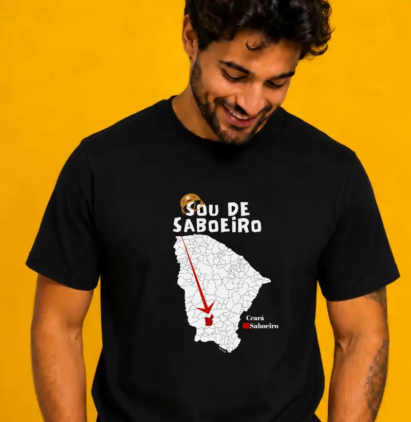 Sou de Saboeiro - Ceará - Camiseta