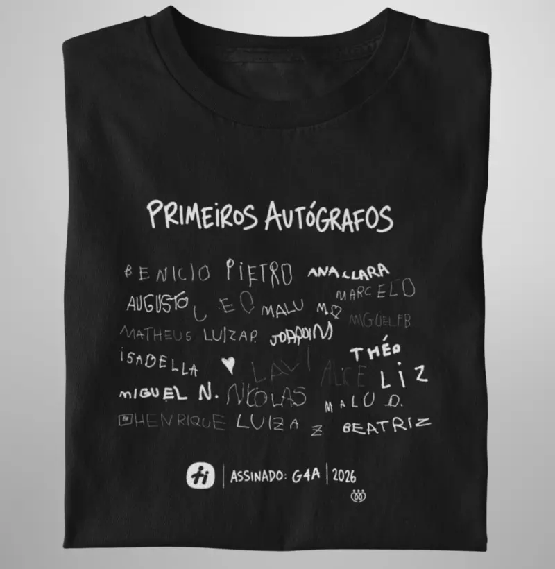 Primeiros Autógrafos - Camiseta