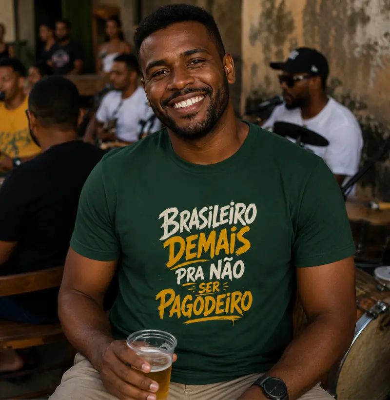 Brasileiro demais pra não ser pagodeiro