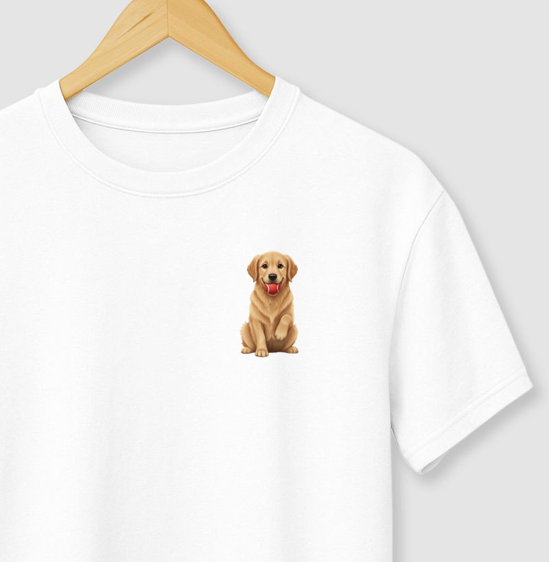 Golden Retriever Minimalista