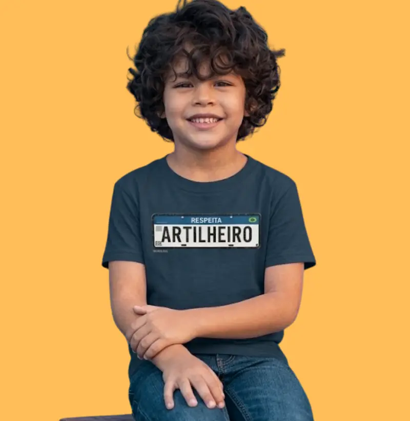 Placa Artilheiro Infantil