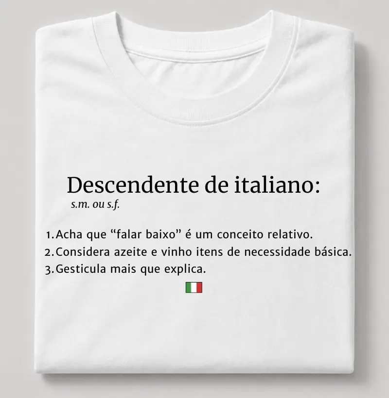 Descendente de italiano - modelo 2