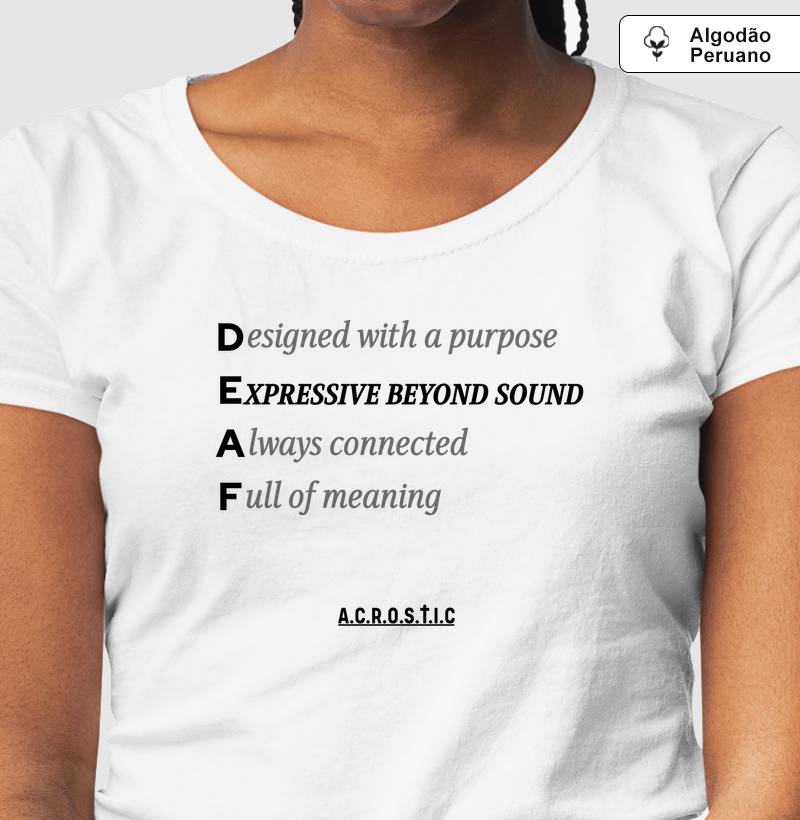 D.E.A.F | A.C.R.O.S.T.I.C