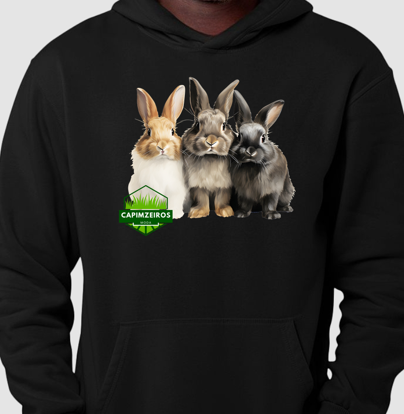 Hoodie Slim Unissex Capimzeiros - Coelhos & Lebres 5