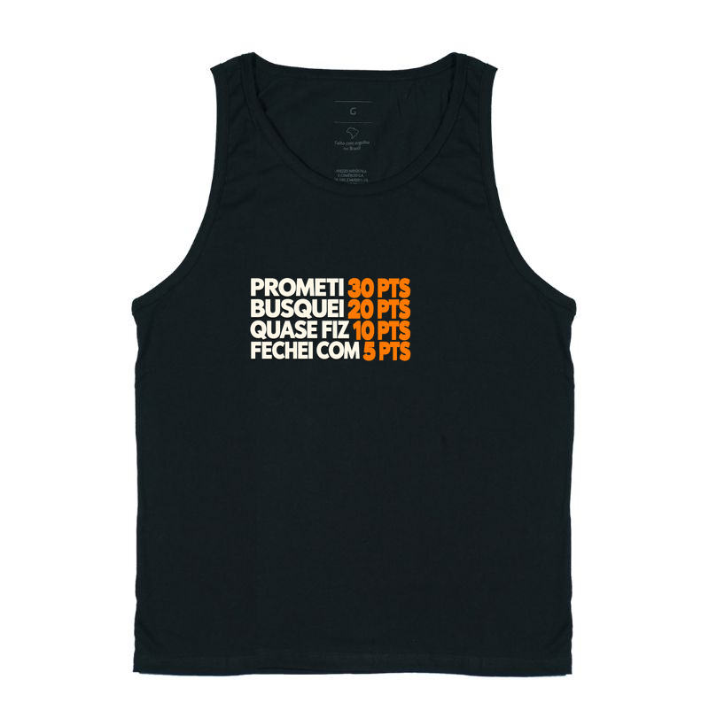  Camiseta Prometi 30 — Resenha de Quadra