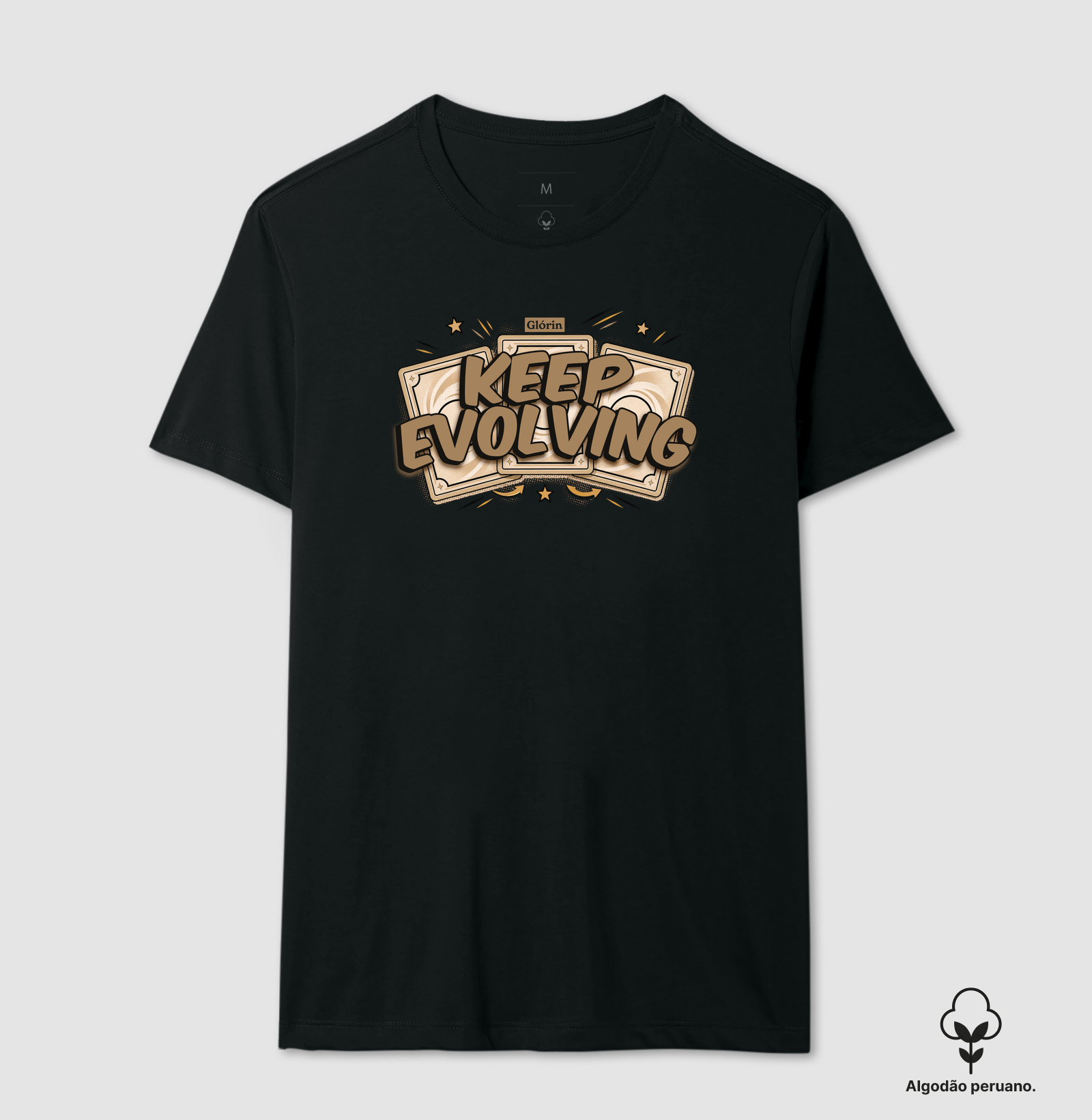 Keep Evolving - Camiseta Algodão Peruano