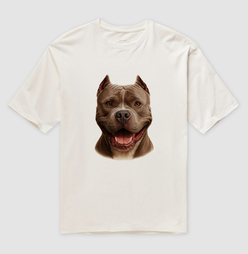 Estampa Cão Pit Bull 