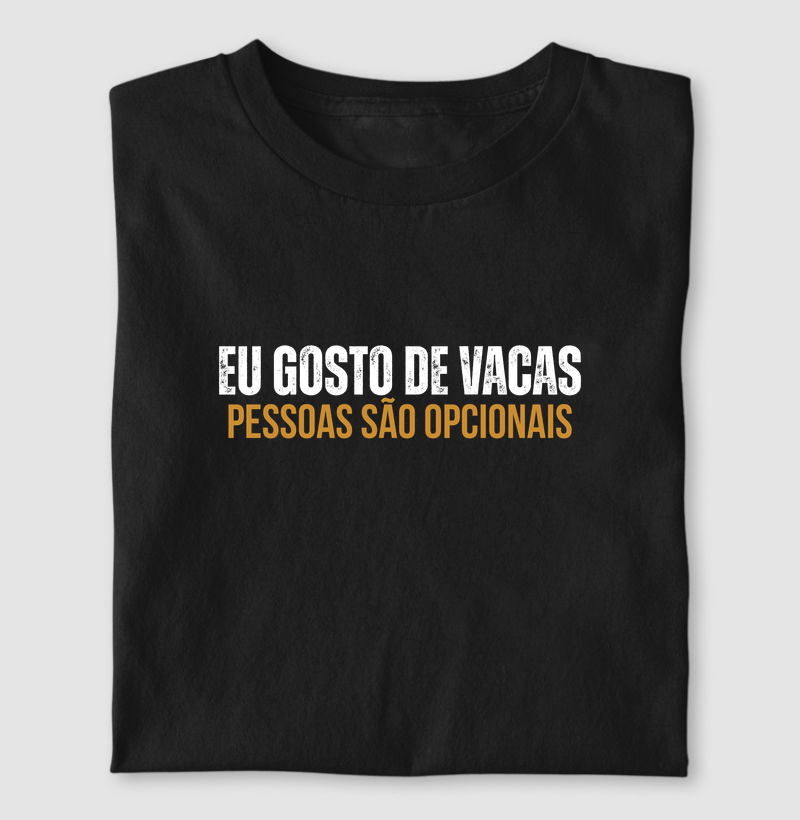 Eu gosto de vacas pessoas são opcionais 