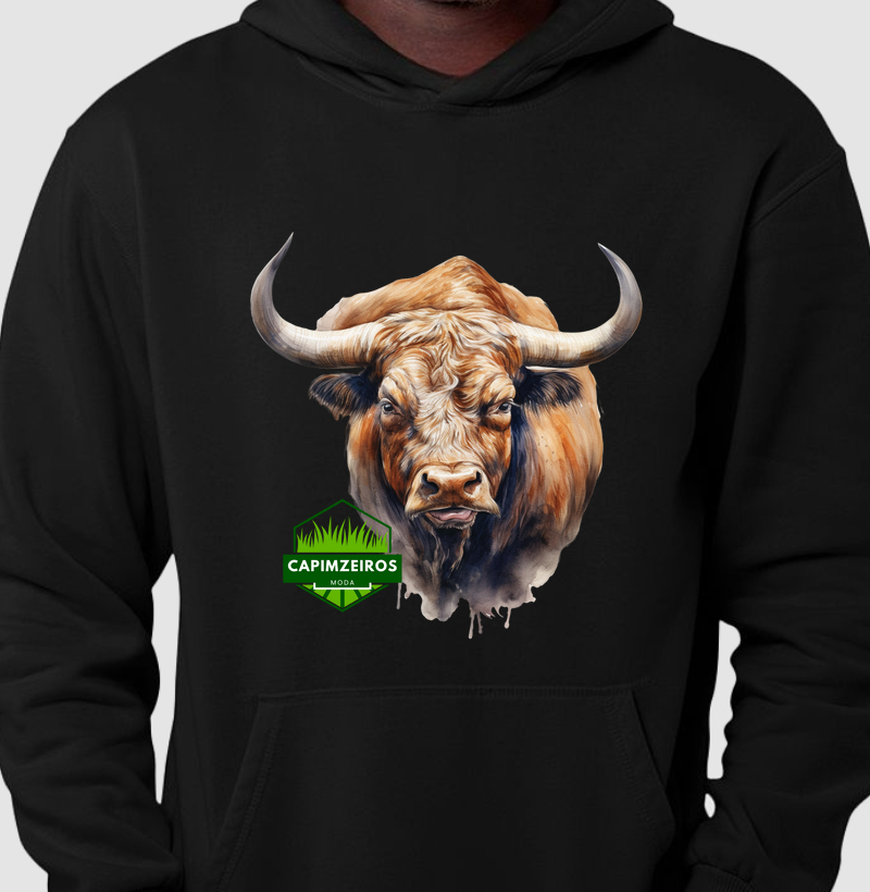 Hoodie Slim Unissex Capimzeiros - Touro 4