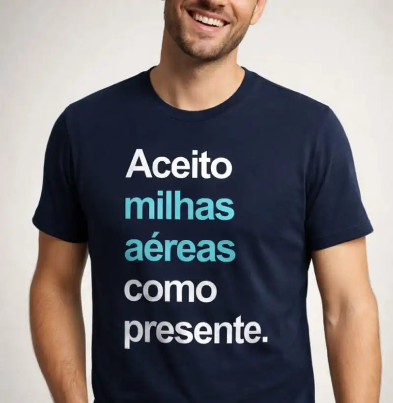 Aceito milhas aéreas como presente