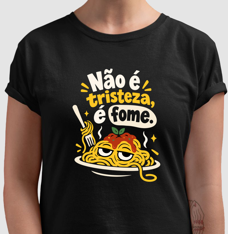 Não É Tristeza, É Fome – Macarrão