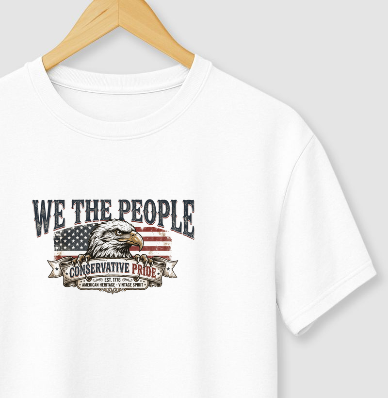 Camiseta Country Masculina  We The People Conservative Pride Rustler South Co.