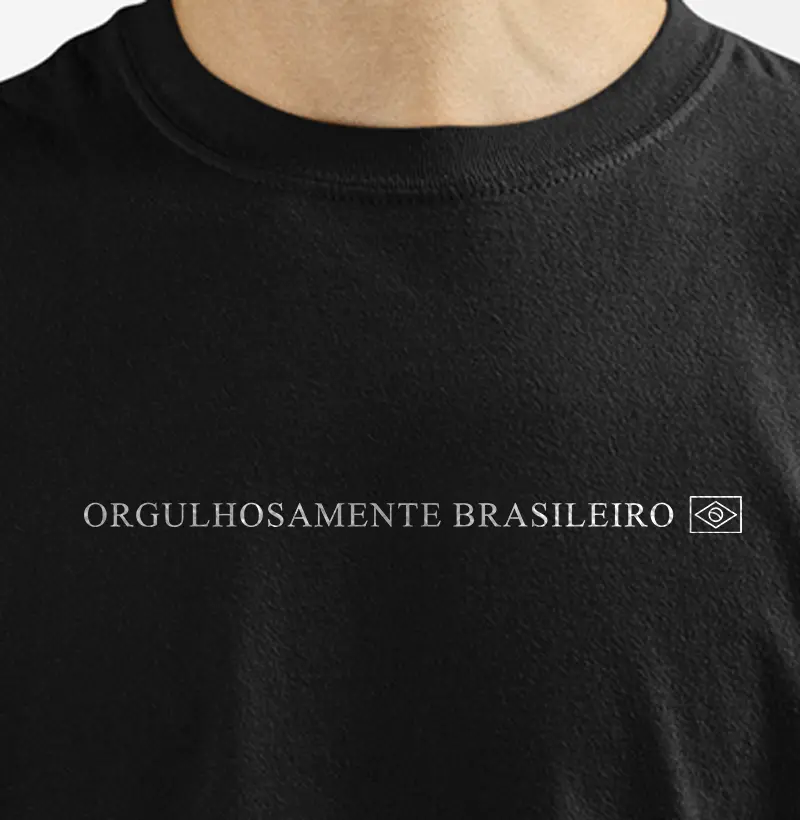CAMISETA ORGULHOSAMENTE BRASILEIRO