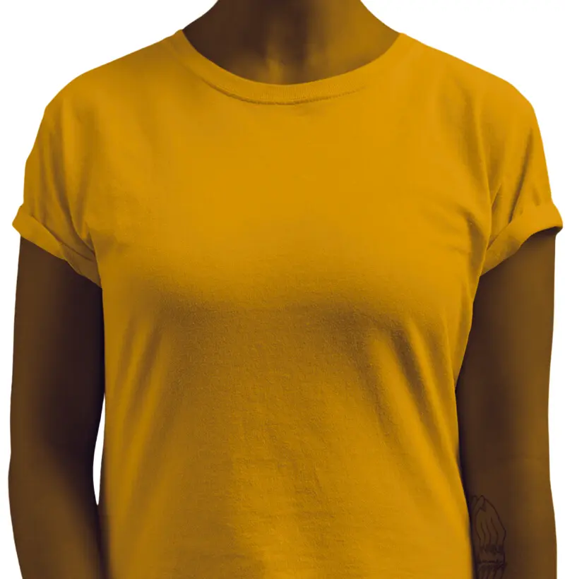 Camiseta básica AMARELA