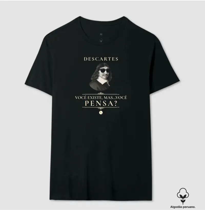 COGITO 2.0 - Camiseta Filosófica René Descartes