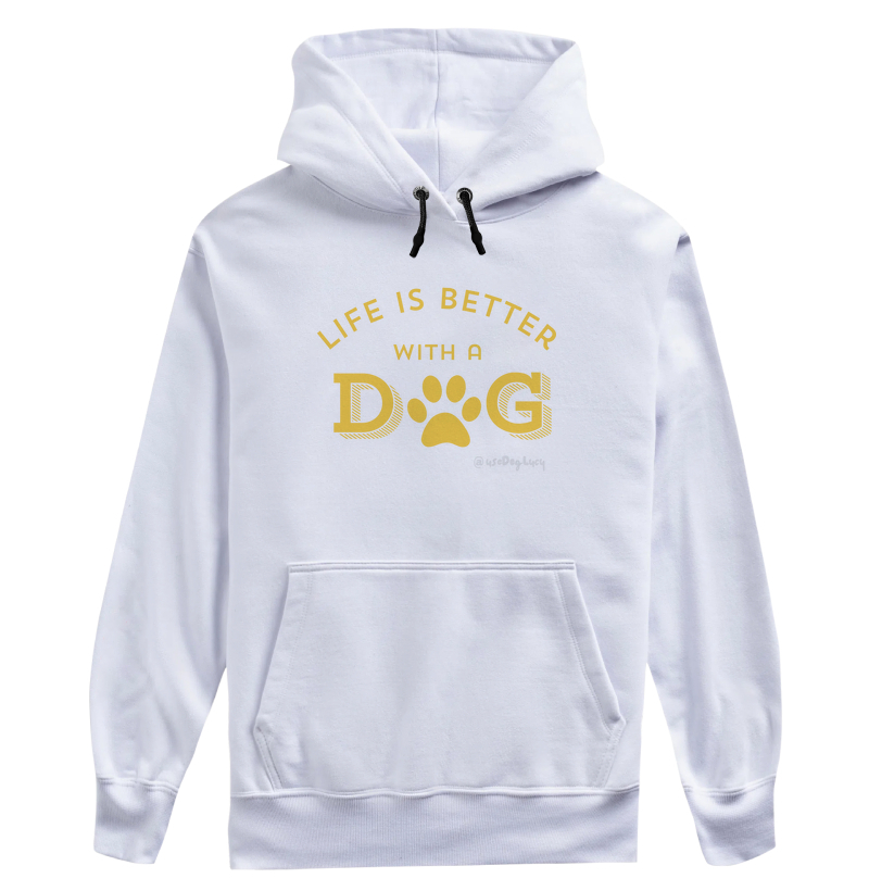 Live is Bether with a Dog Gold
