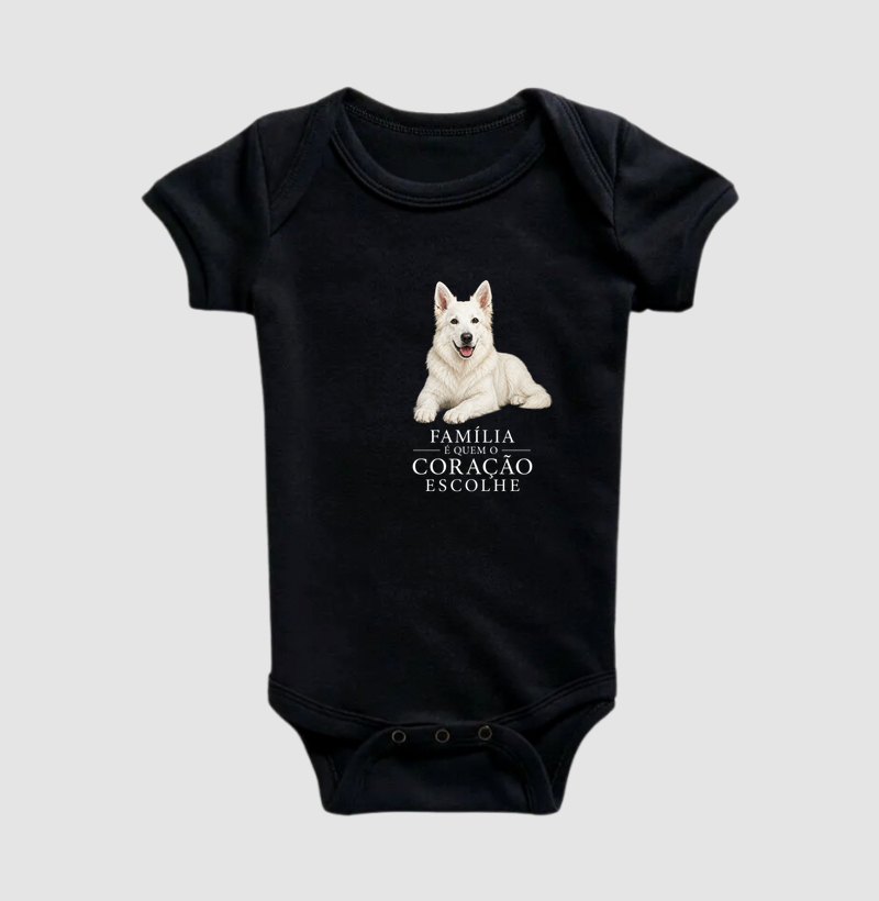 Pastor Suíço - Família - Body Infantil
