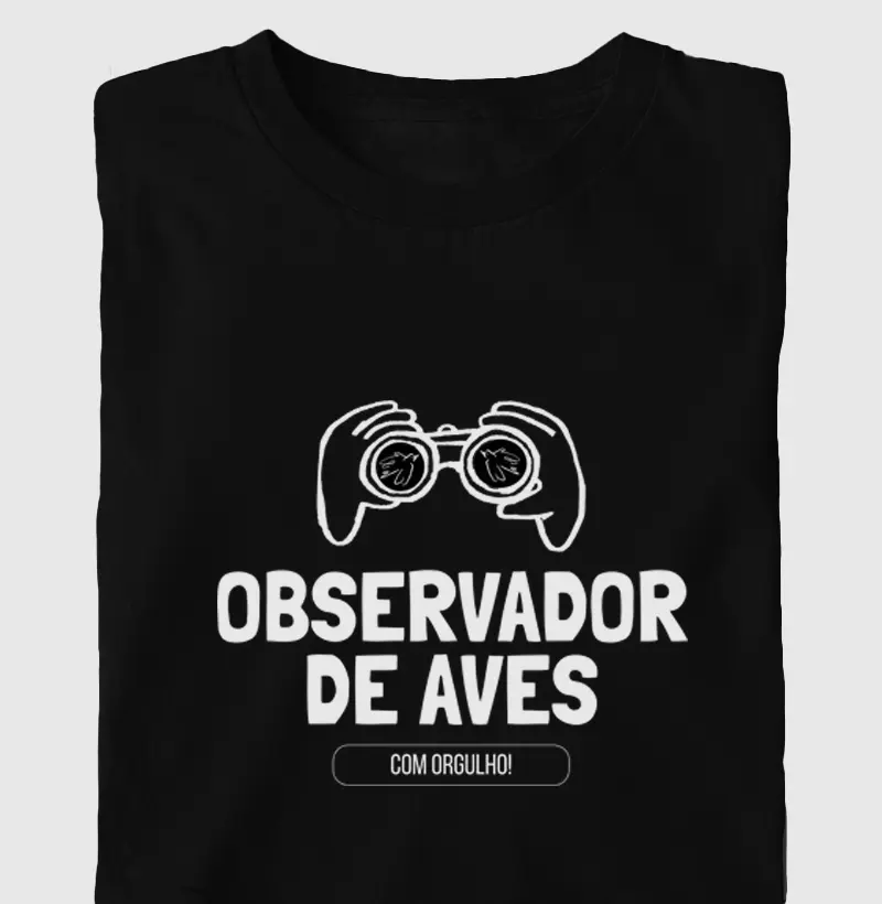 Observador de Aves Branco Oversized