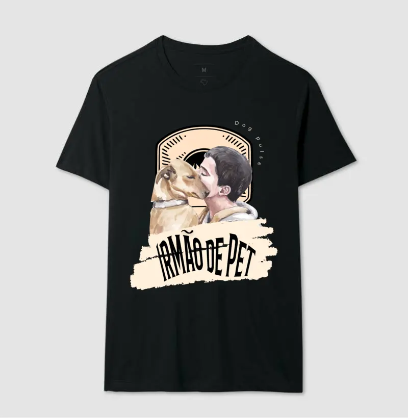 Camiseta Dog Pulse Irmão de Pet - The Loyal Brother