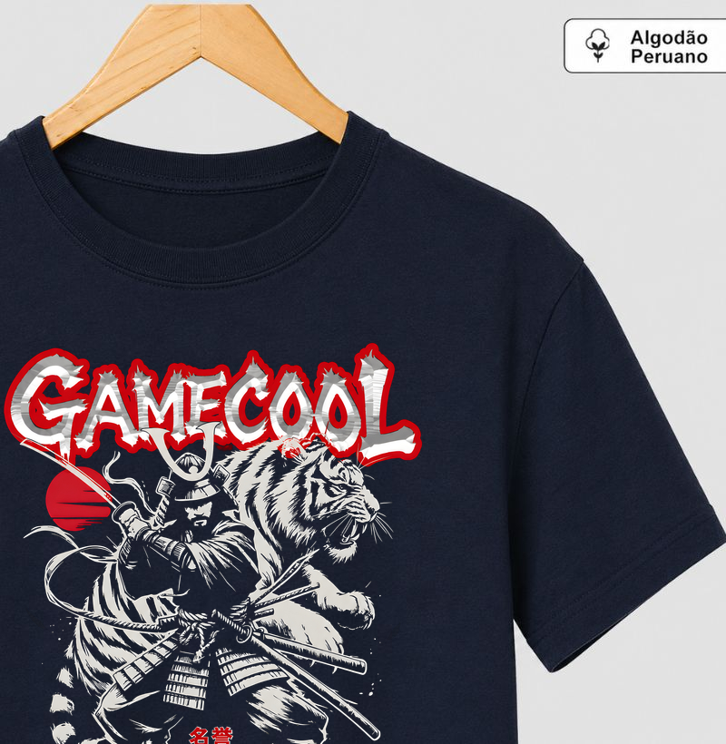 GAMECOOL ORIGINALS - Samurai - Camiseta Algodão Peruano