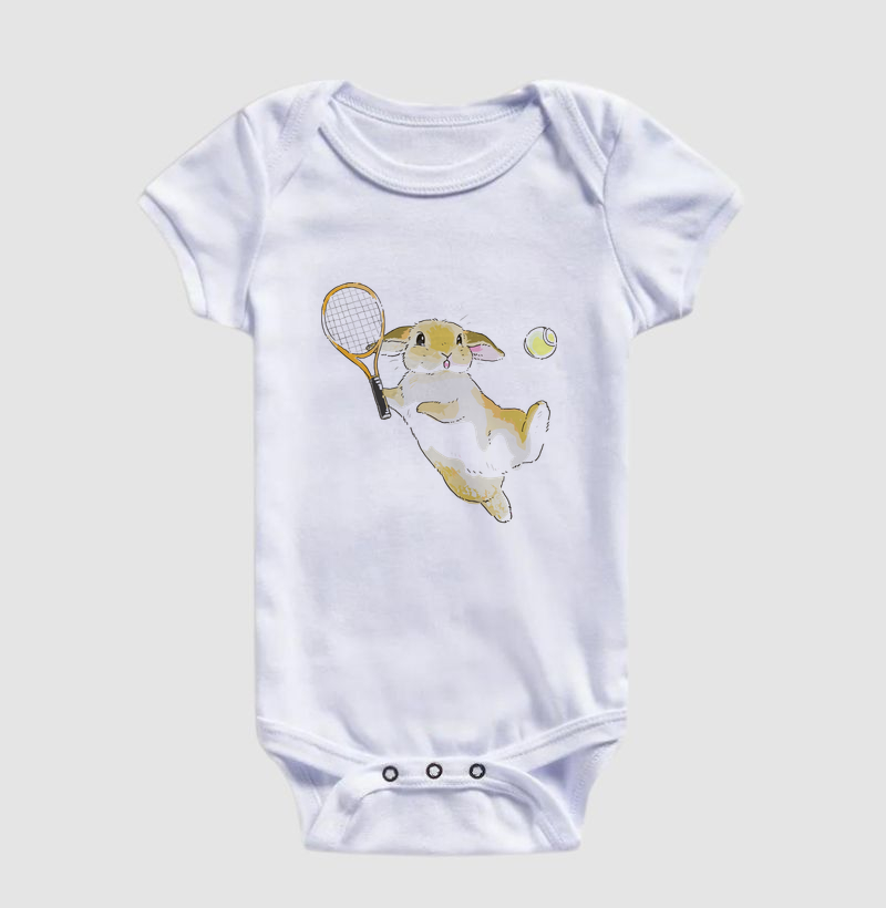 COELHO TENISTA - Body Infantil