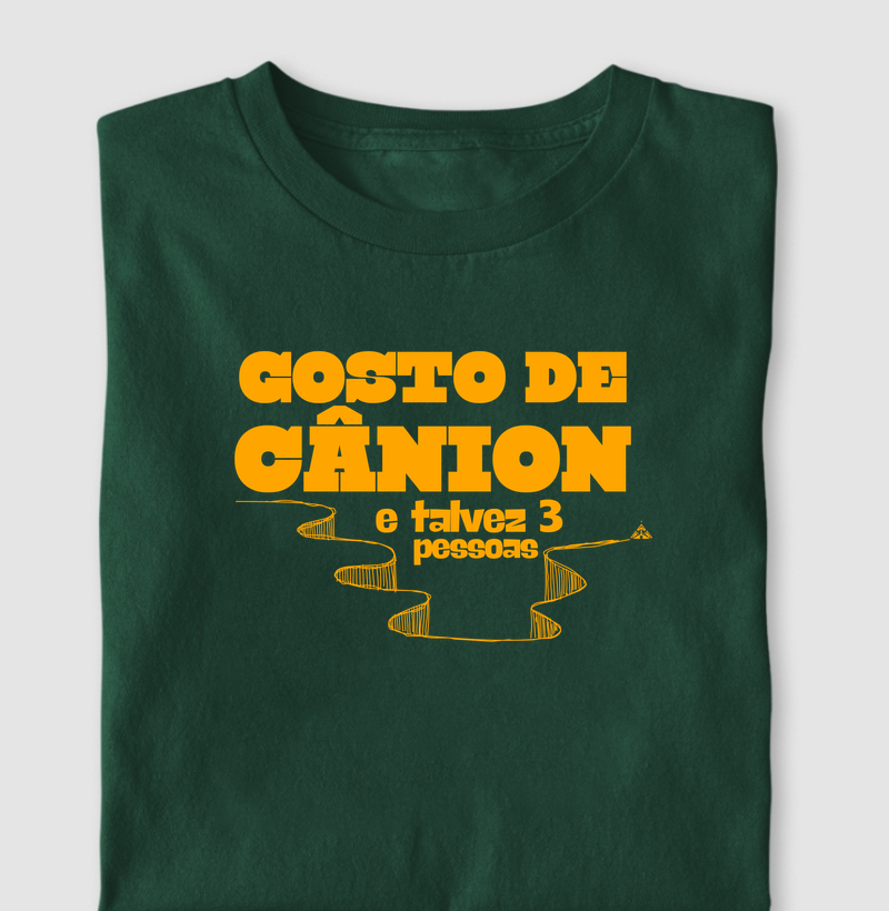 Gosto de cânion e talvez 3 pessoas