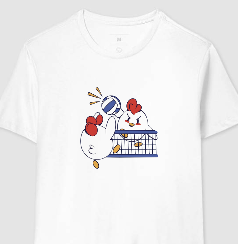 Camiseta Voleibol Chicken