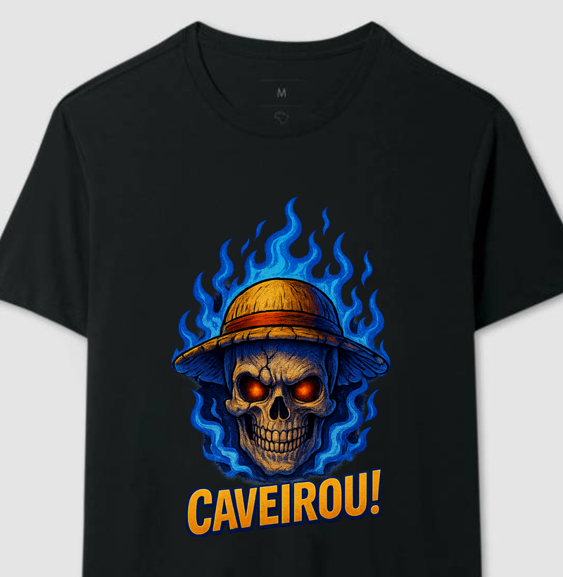 Blue Flame Pirate Skull