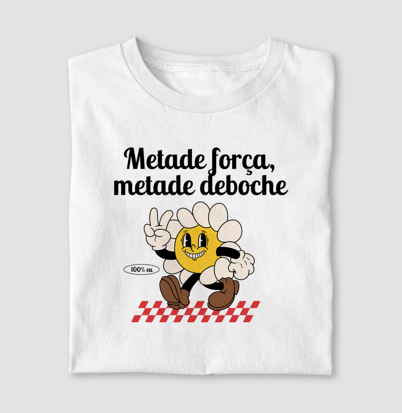 Metade força, metade deboche