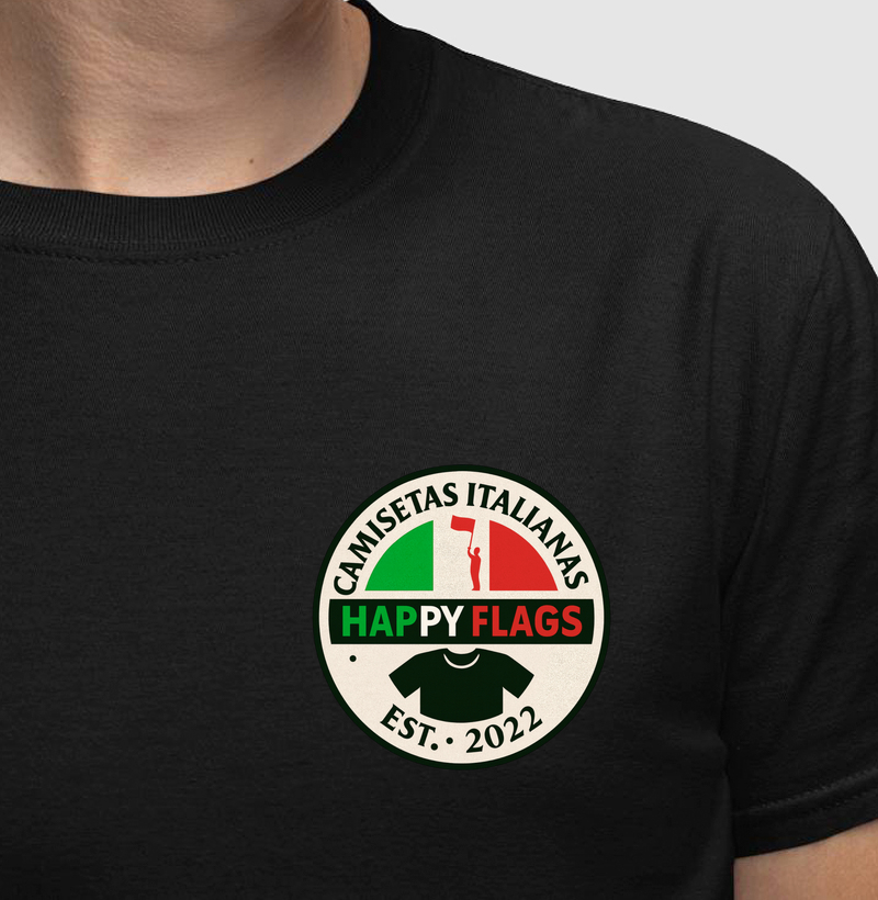Happy Flags - Camisetas Italianas - LOGO
