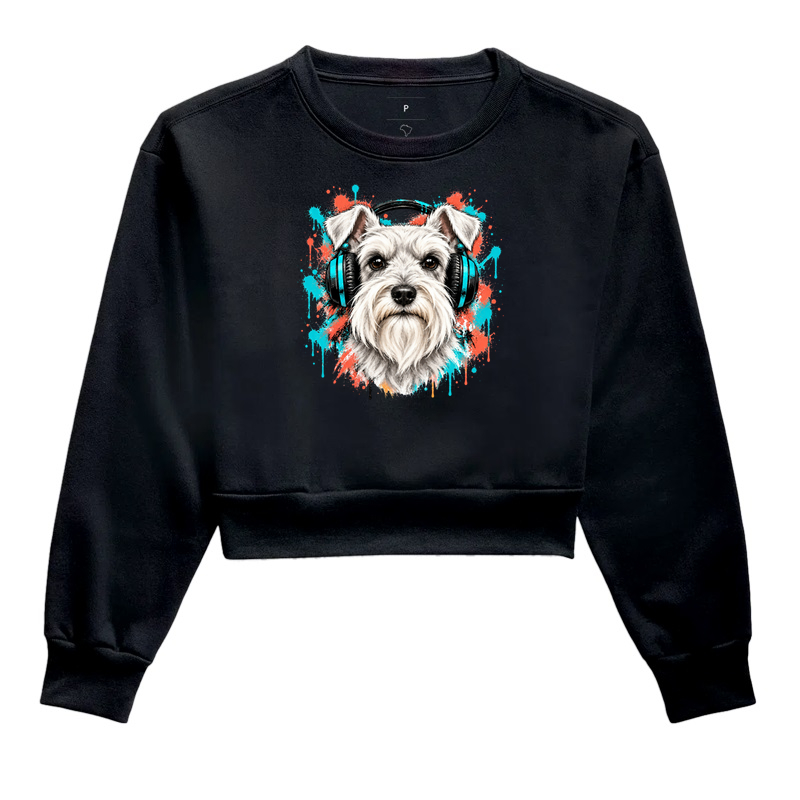 Schnauzer Urbano - Cropped Moletom