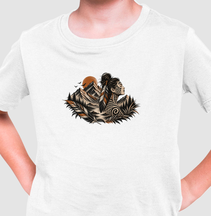 Camiseta Infantil Ancestral - Camiseta Infantil