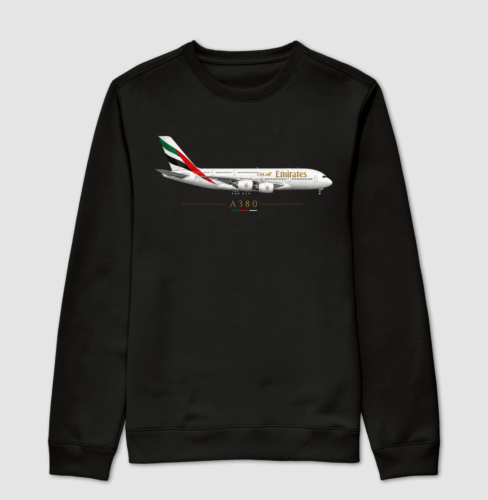 A380 Emirates | Profile - Suéter Moletom