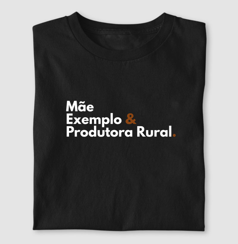 Mãe exemplo e produtora rural