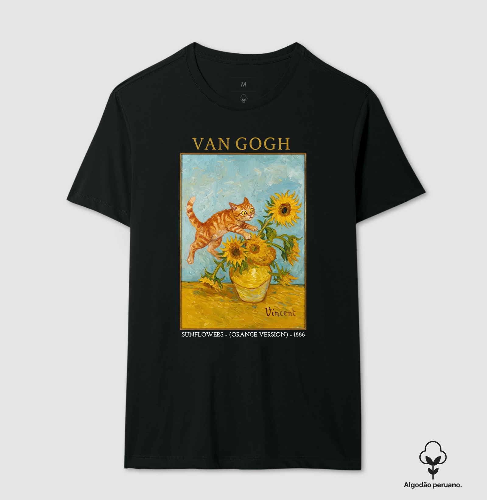 Van Gogh - Sunflowers Versão Laranjinha