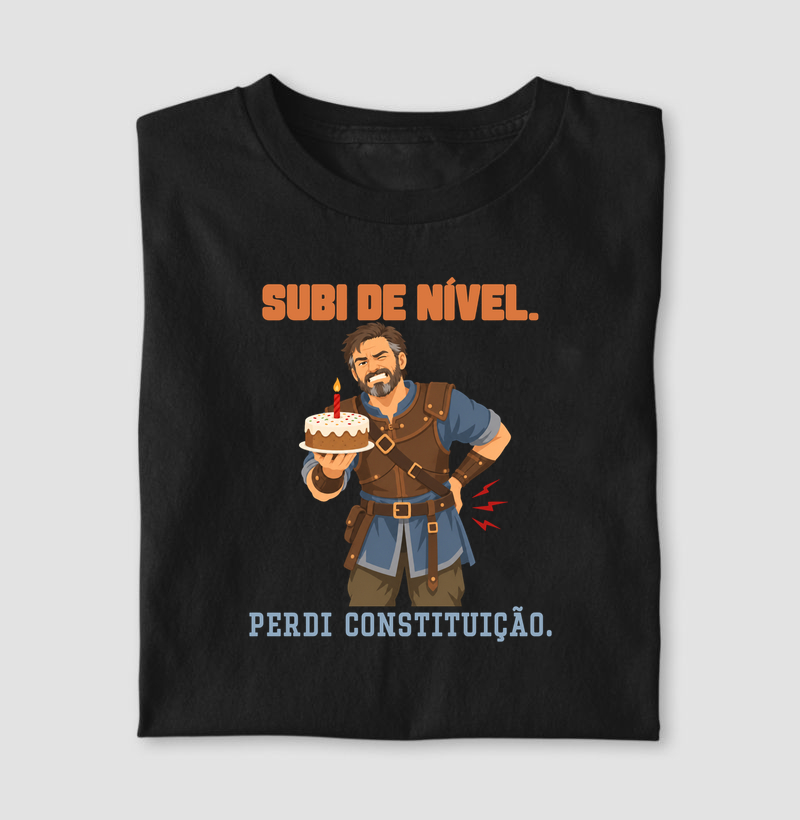SUBI DE NÍVEL. PERDI CONSTITUIÇÃO.