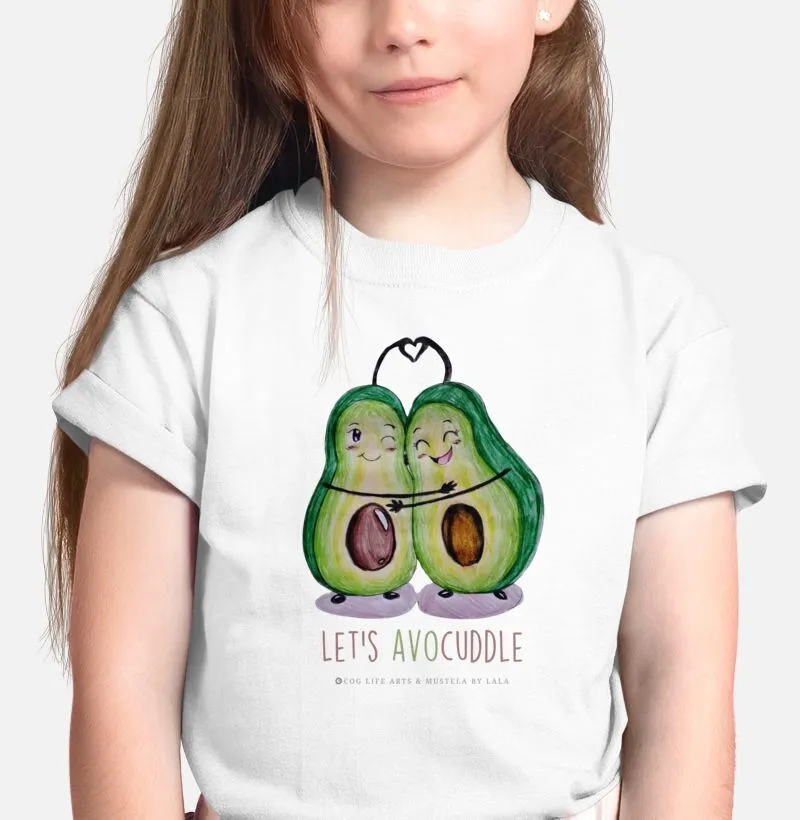 Camiseta Infantil Avocuddle by Larissa Nascimento