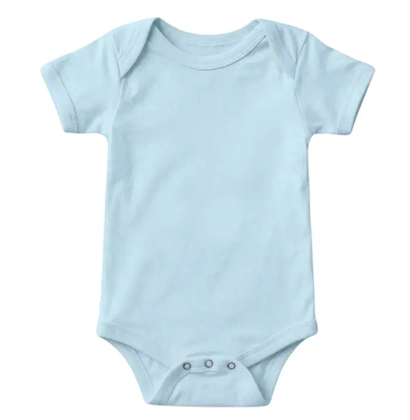 Body Bebê Básico Liso AZUL